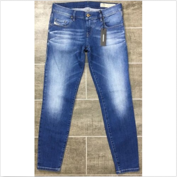 Diesel Grupee-Angle Jeans Super Slim Skinny Low - Picture 1 of 8
